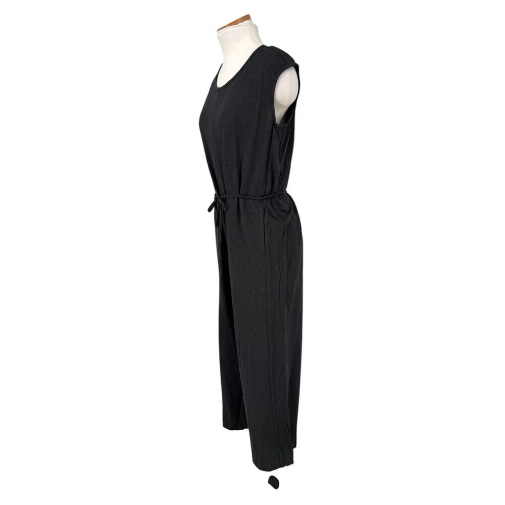 Splendid Collective Jumpsuit Soft Jersey Knit Black Small Belted